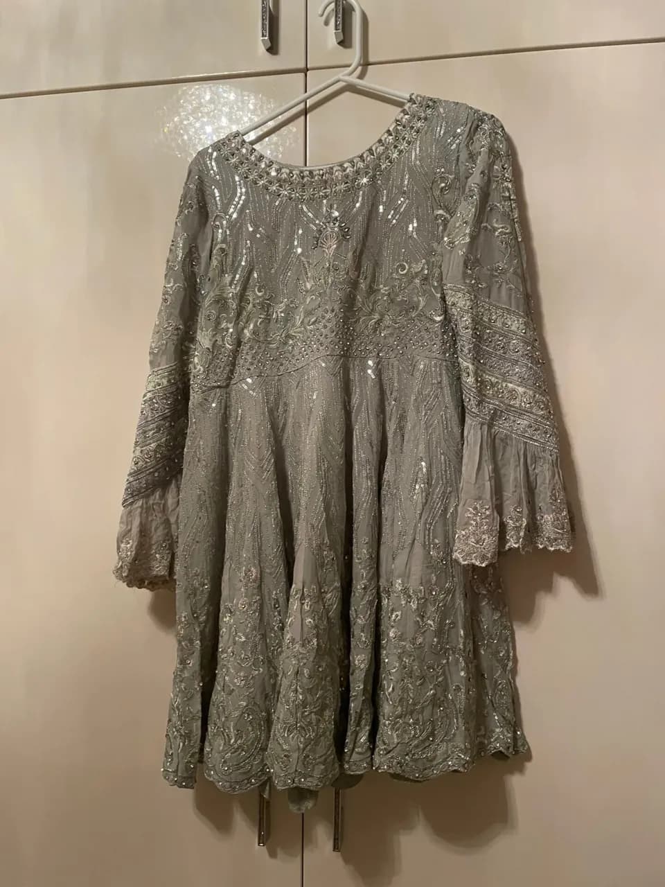 Rafia Mint Sharara