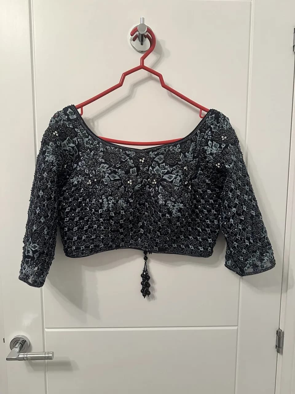 Midnight Blue Lehenga Set thumbnail 4
