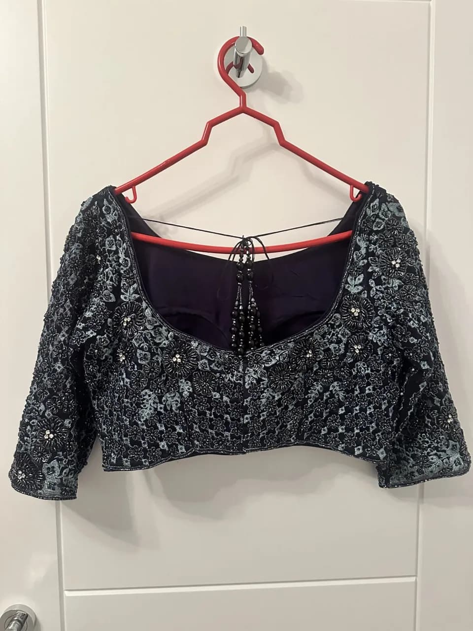 Midnight Blue Lehenga Set thumbnail 3