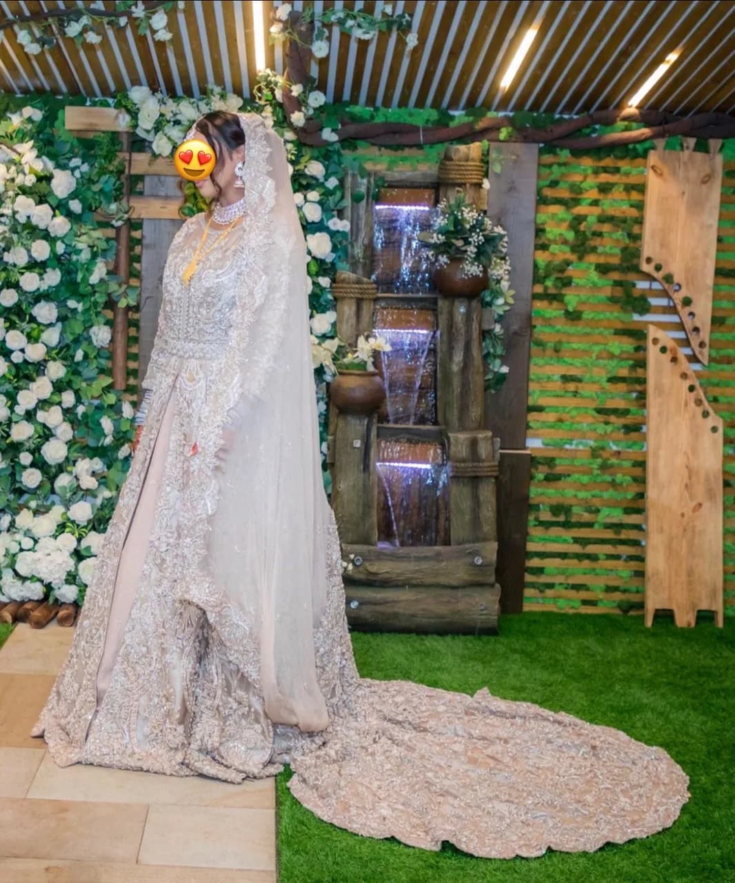 champagne wedding lehenga thumbnail 7