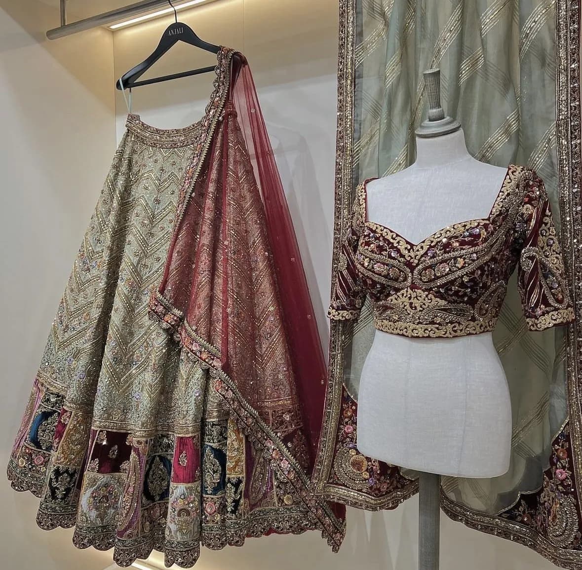 Original Anjali London AVANI Bridal Lehenga — image 1