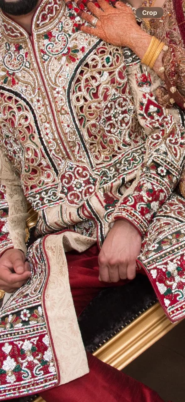 Men’s embroidered Sherwani — image 1