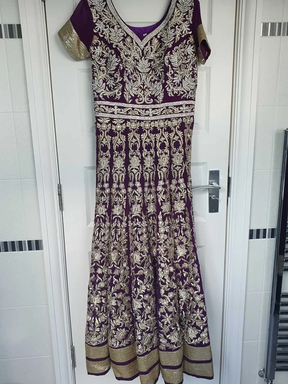 Long Purple Maxi Dress — image 1