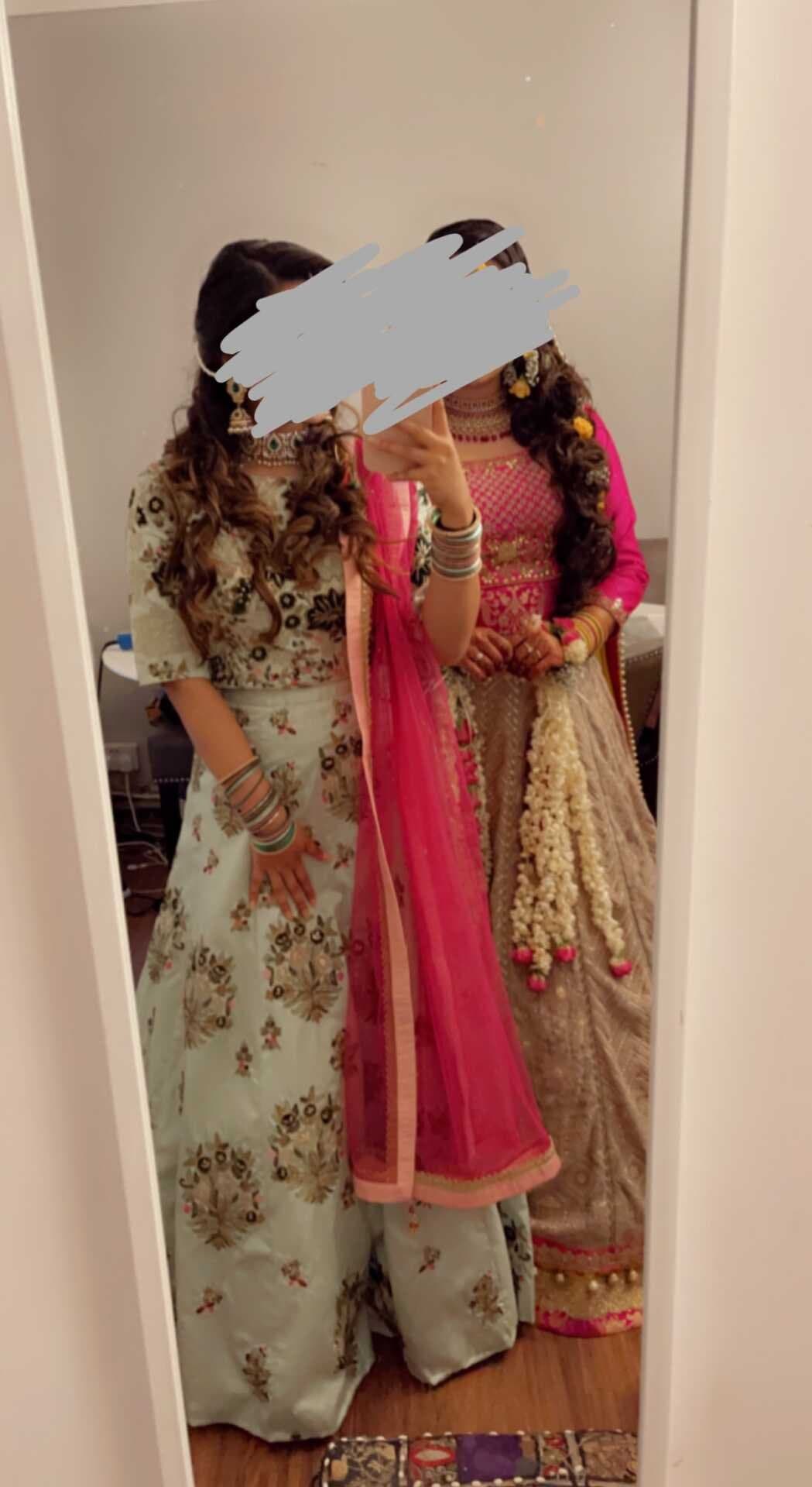 Green lengha perfect for mehndi! — image 1