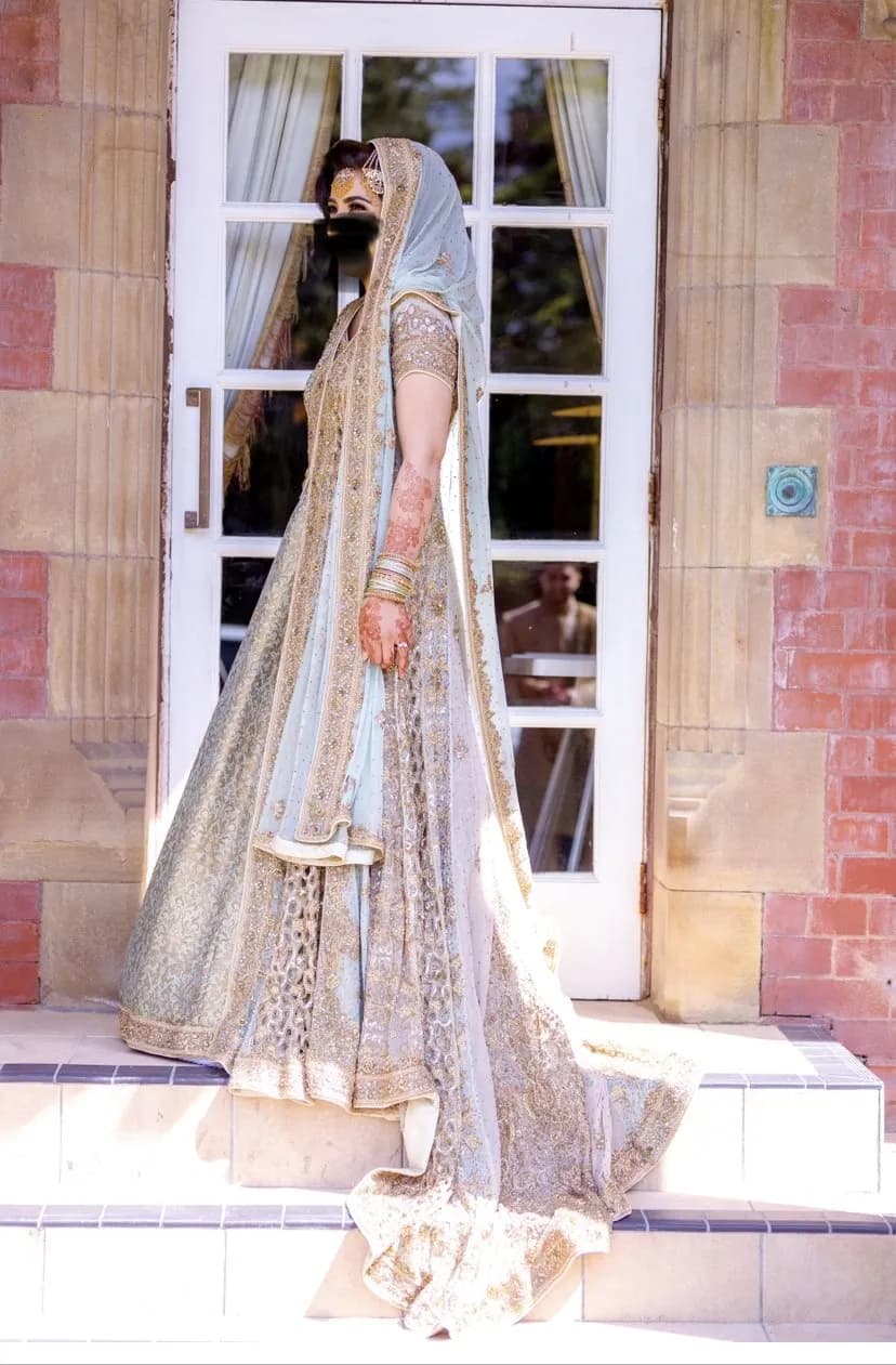 Heavy Embroidered Pakistani Wedding Walima Suit — image 1