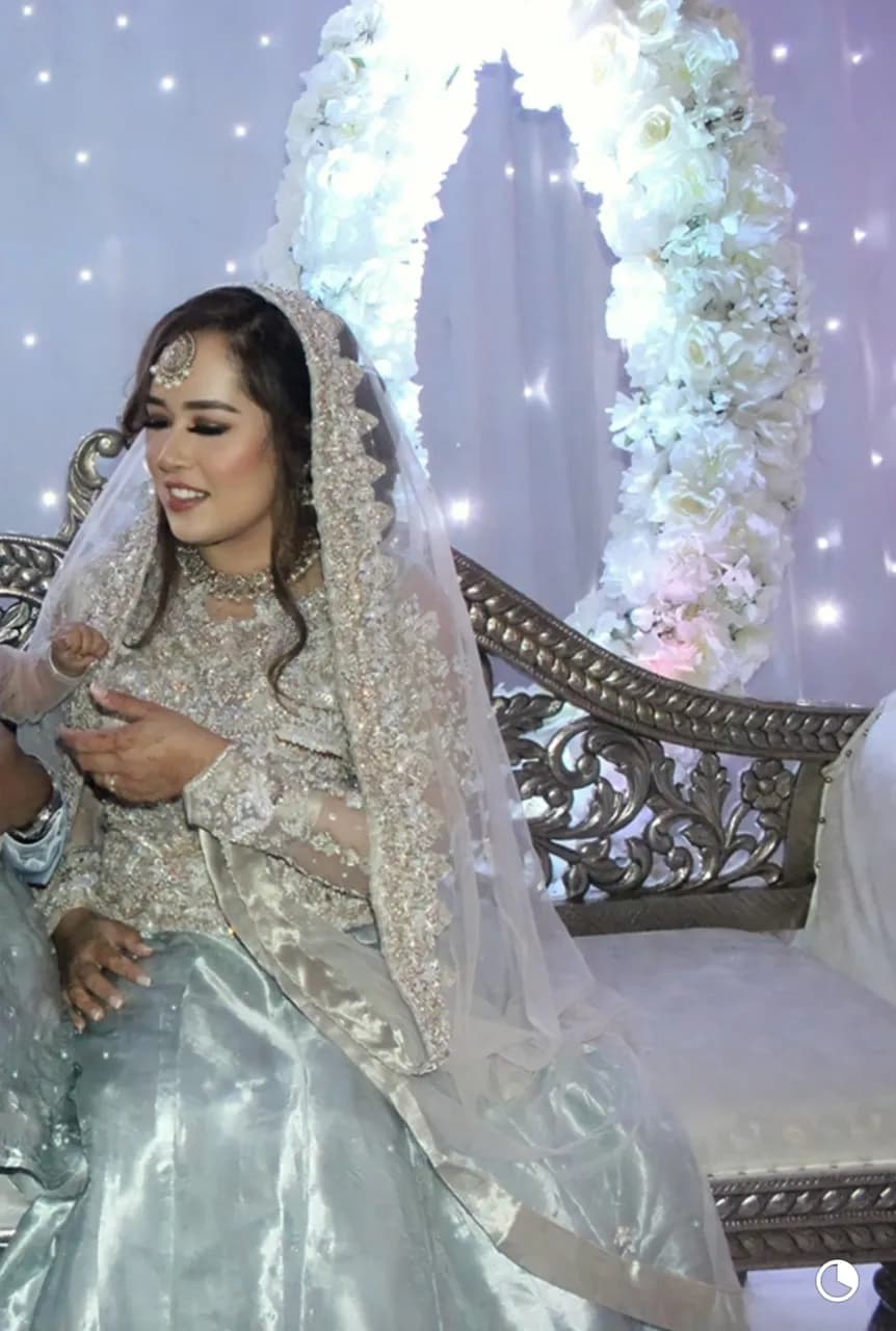 Formal wedding wear nikkah/engagement lehenga — image 1