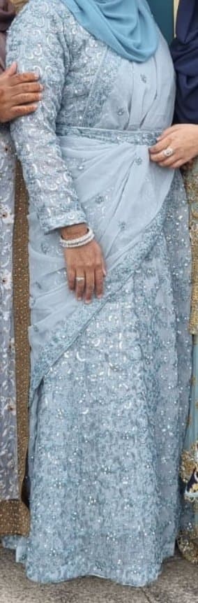 Aqua Blue long dress — image 1