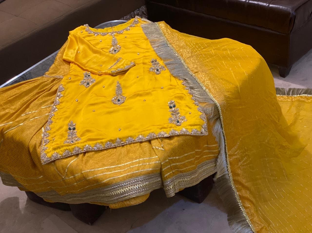 Yellow Mehndi Outfit — image 1