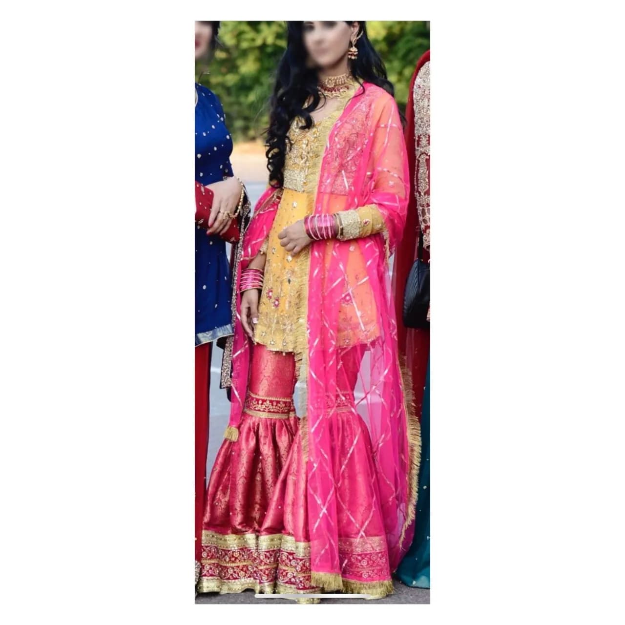 Pakistani Mehndi Dress — image 1