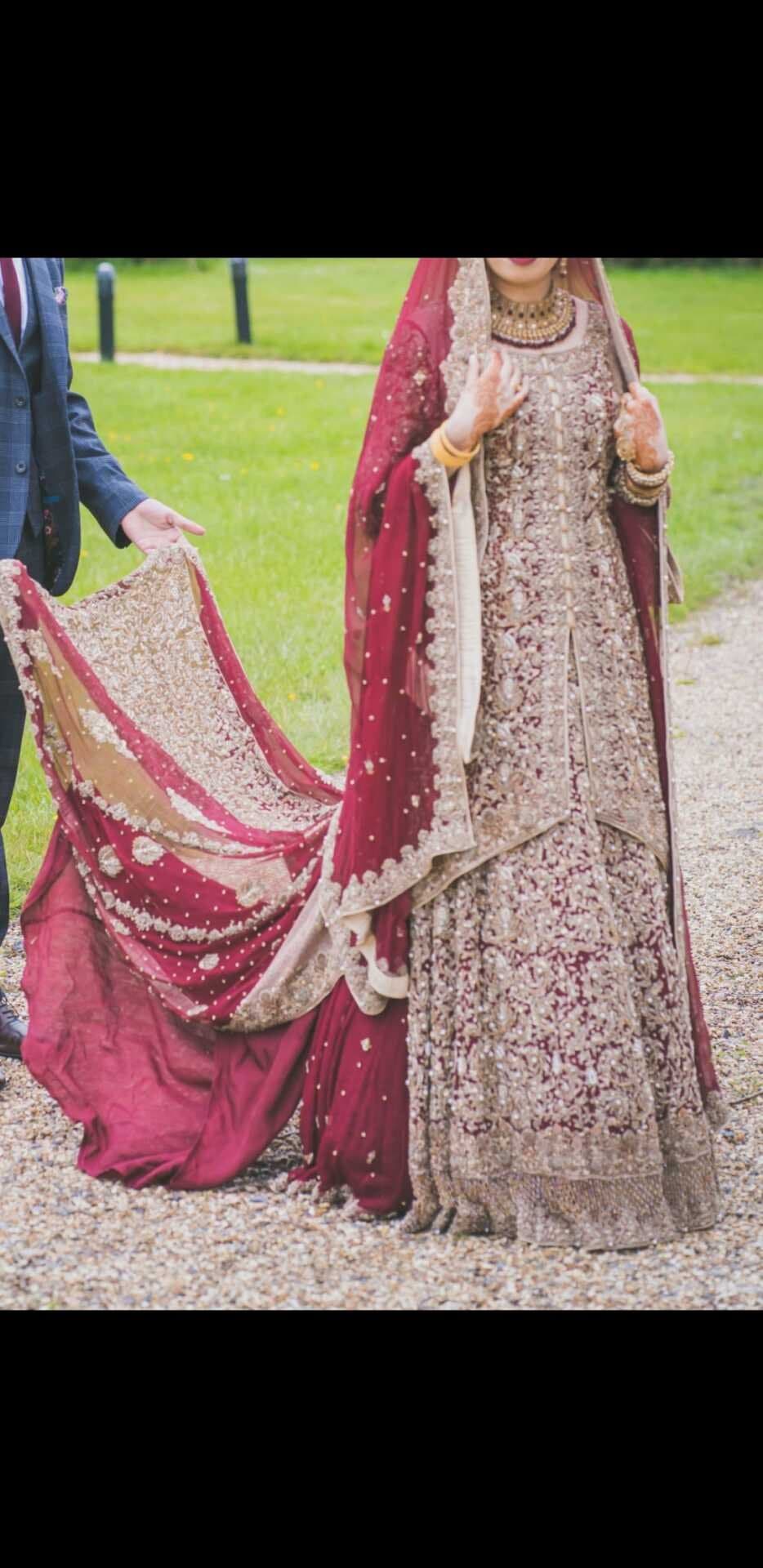 Wedding asian red dress - Amazing condition — image 1