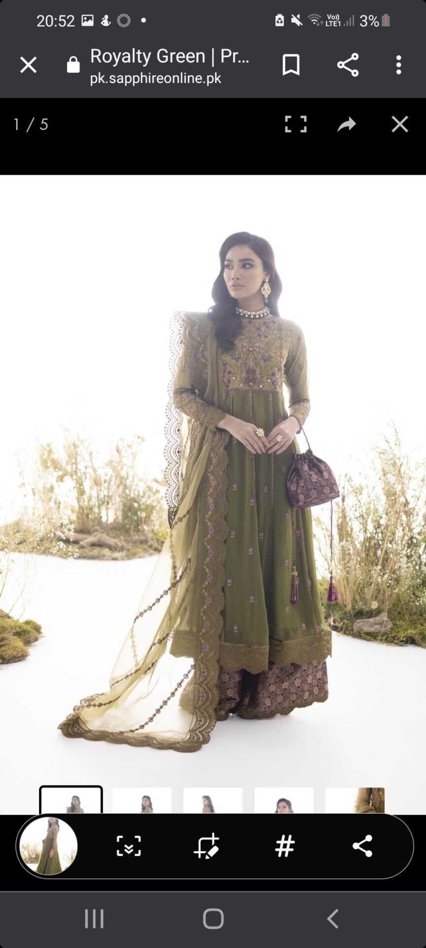Sapphire 3 piece suit — image 1
