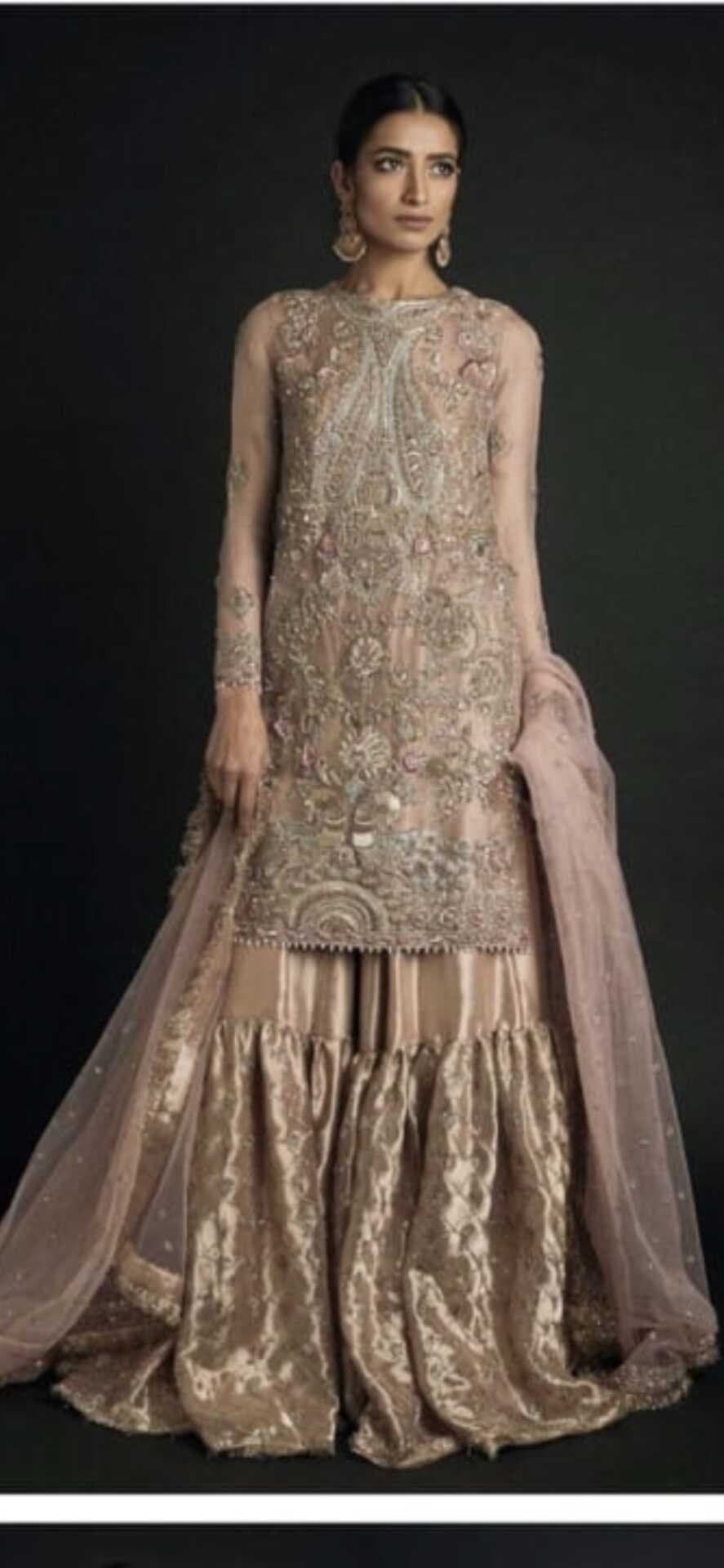 New Pakistani bridal wear nikkah gharara — image 1