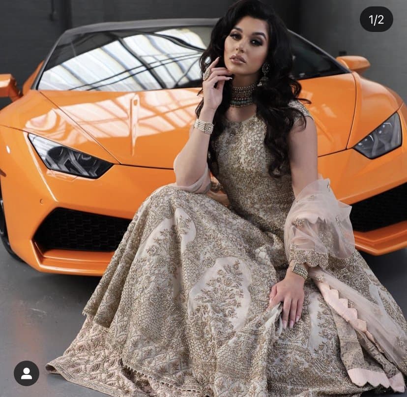 Pale pink bridal lehenga — image 1