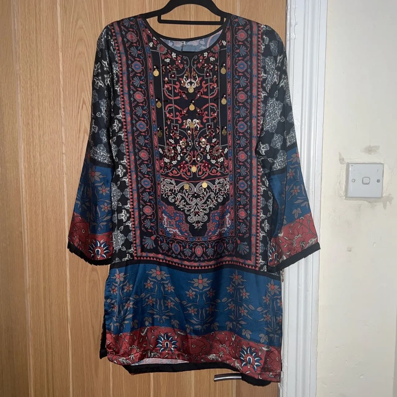 Multicoloured Afghan style kurta — image 1