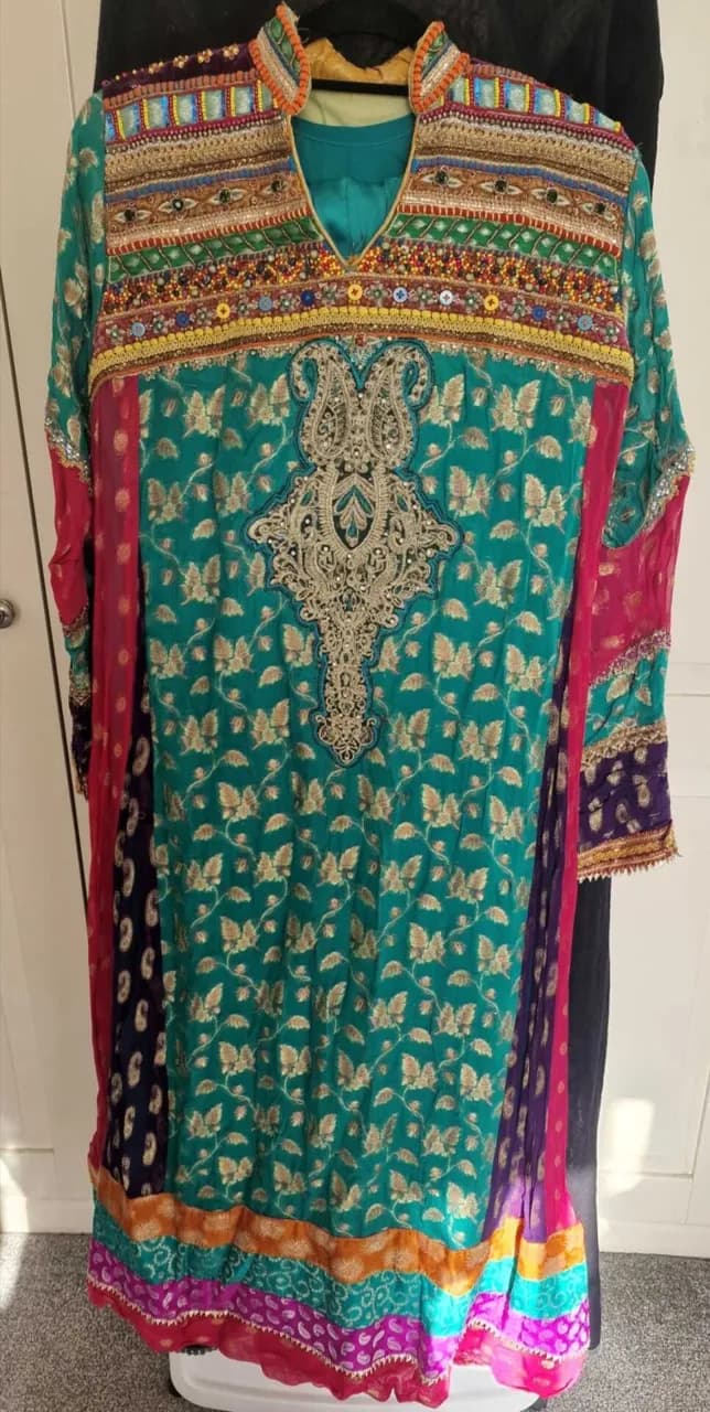 Mehndi/party wear maxi dress — image 1