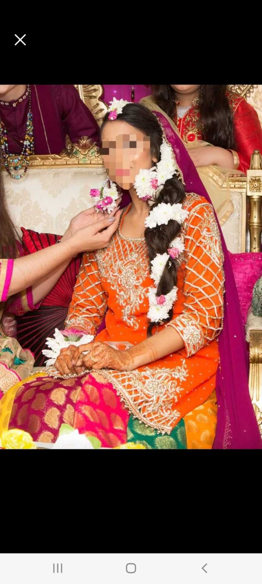 Mehndi outfit for sale - like new size 10 - ono — image 1