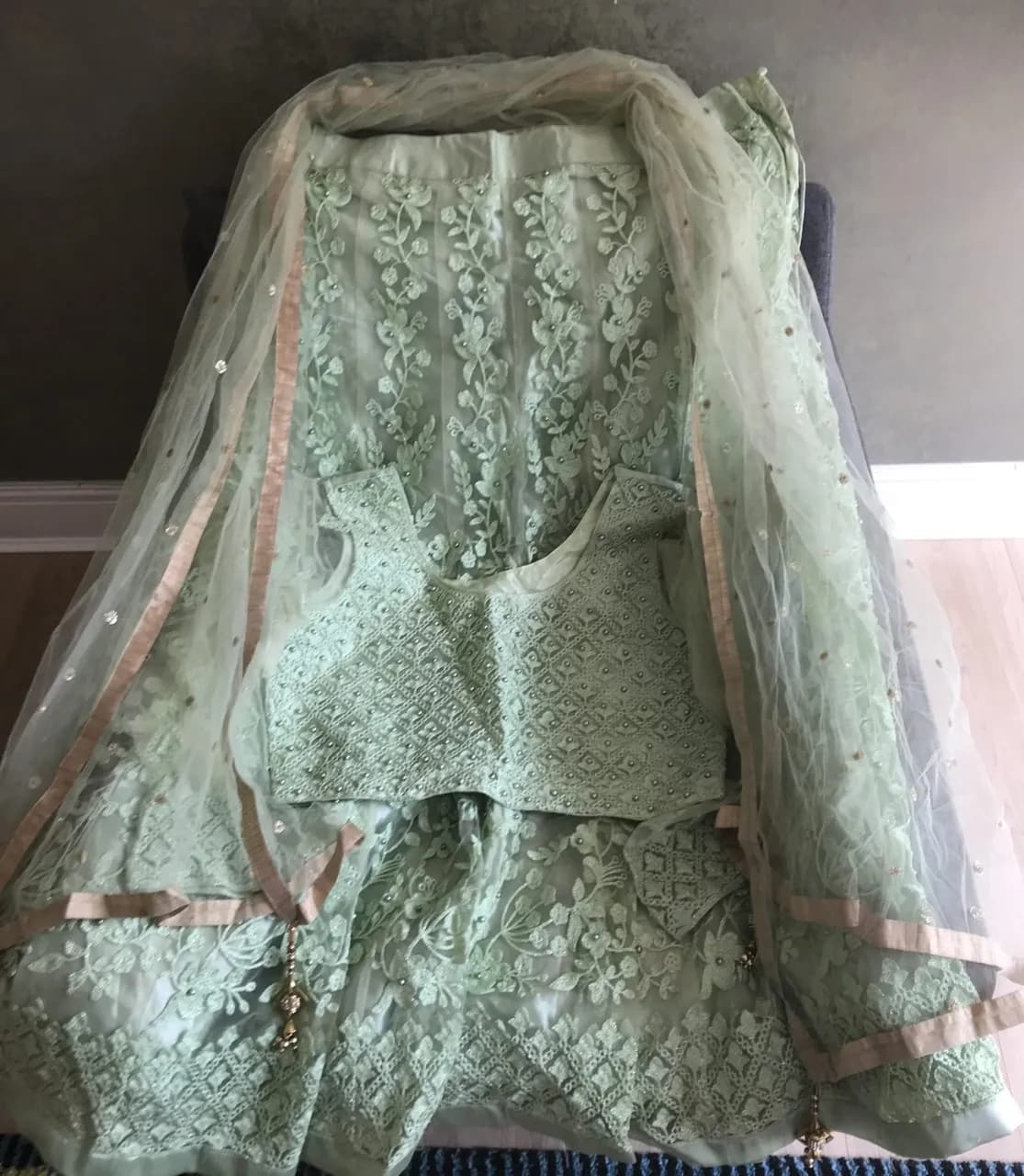 Mint Green Lehenga — image 1