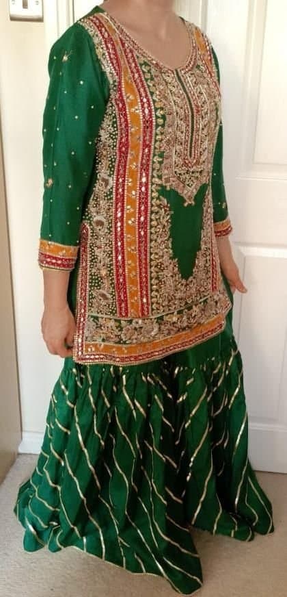 A Sea- Green Bridal dress — image 1