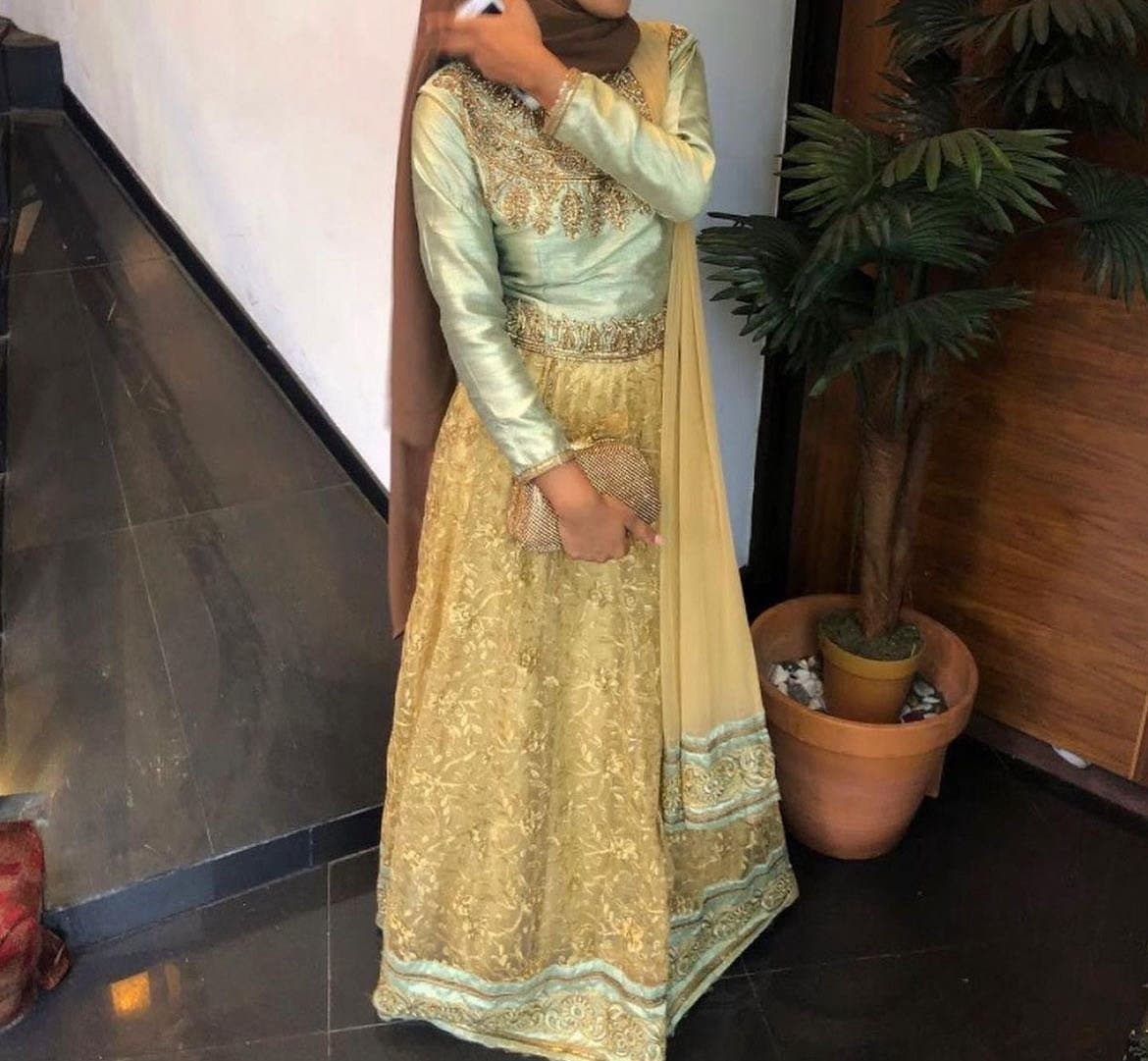 Mint & Gold Lehenga — image 1