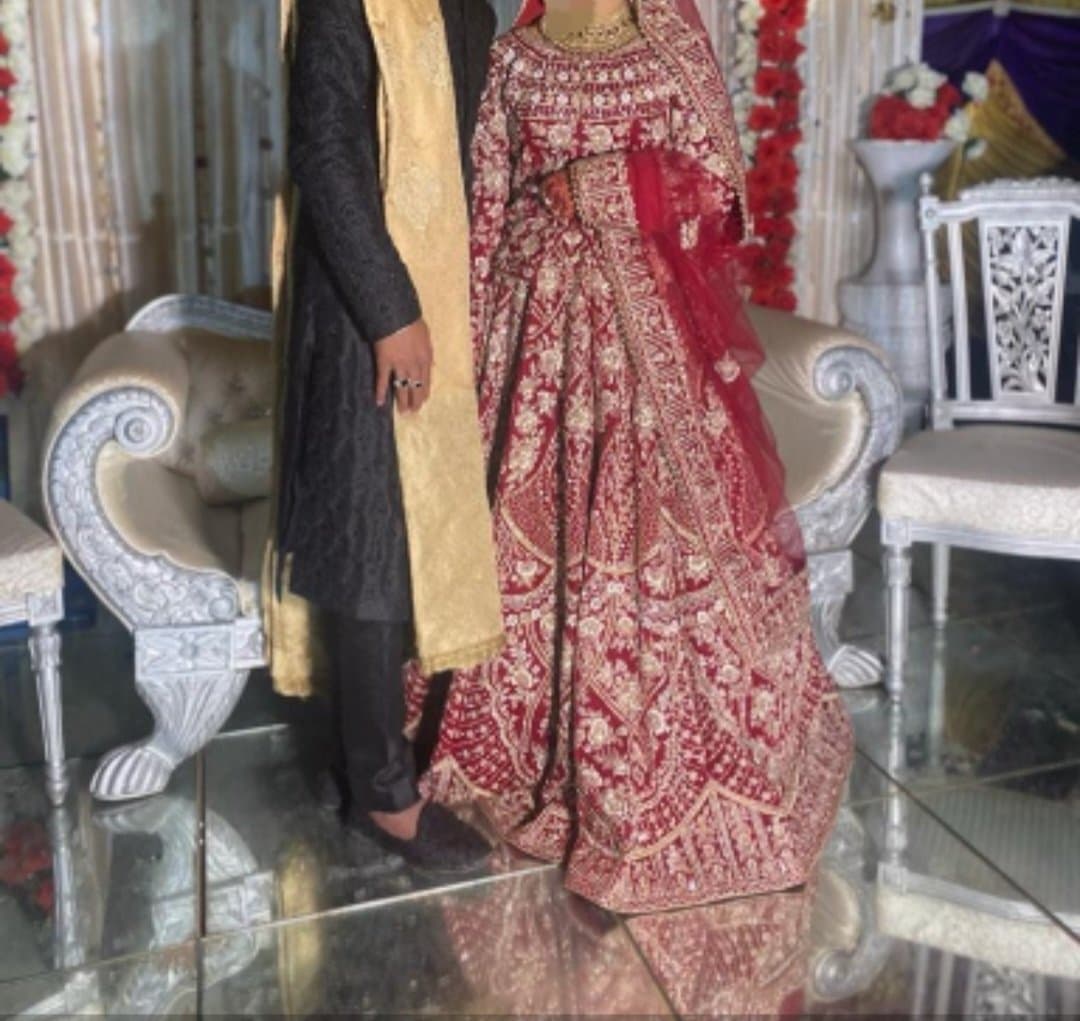 Maroon lehenga — image 1