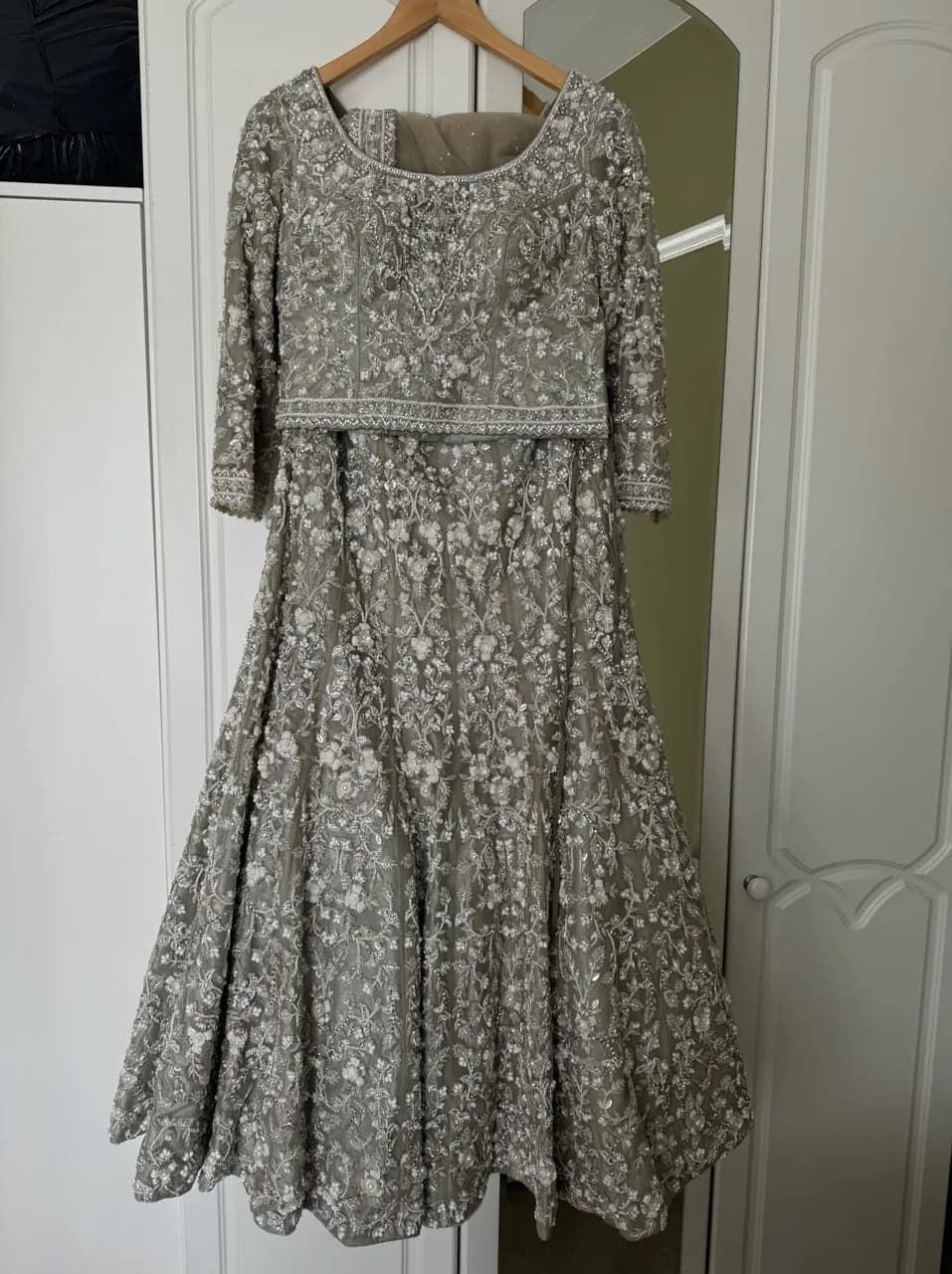 Sage Green lengha — image 1