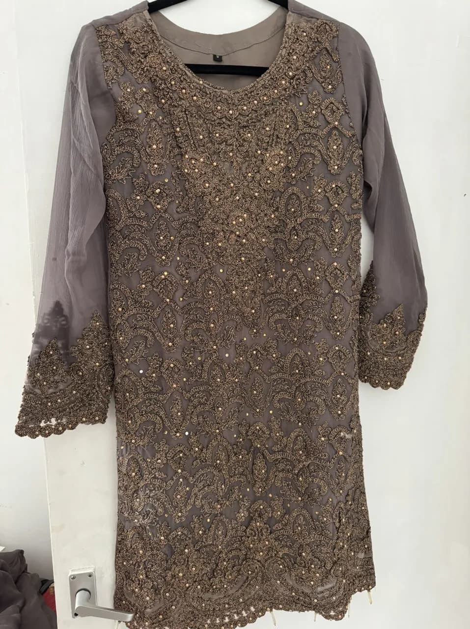 brown/mauve dress — image 1