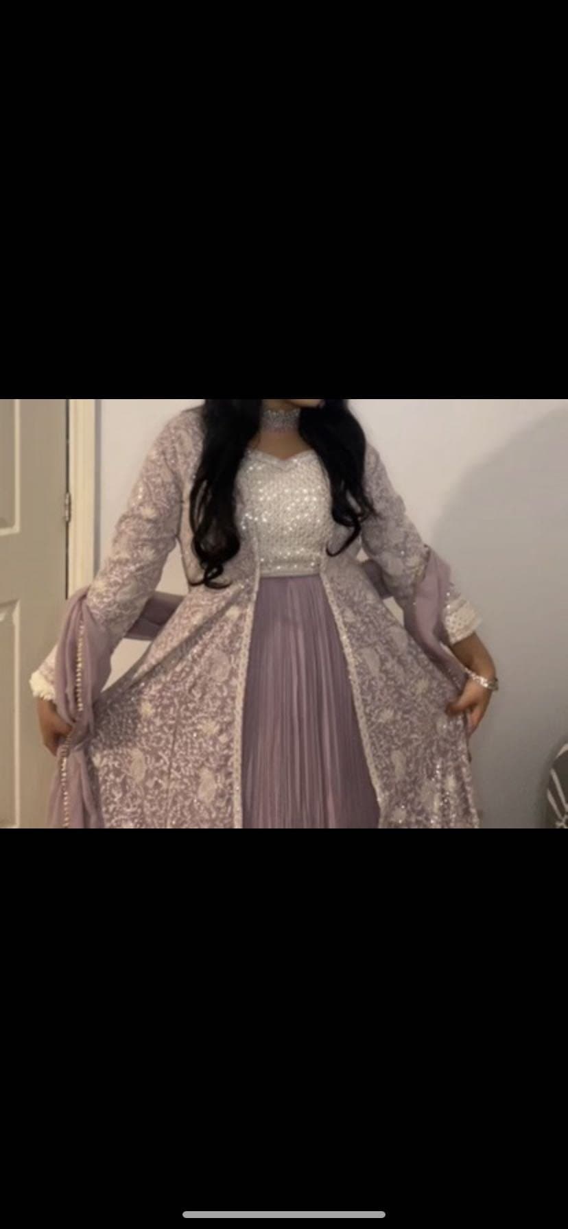 lilac jacket lengha — image 1